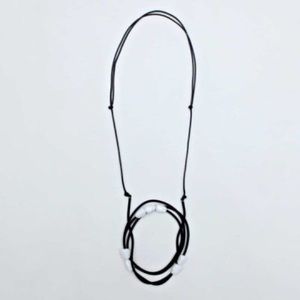 Rubber tubing Ava necklace